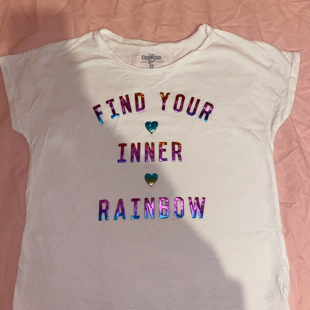 Rainbow Osh Kosh Tee
